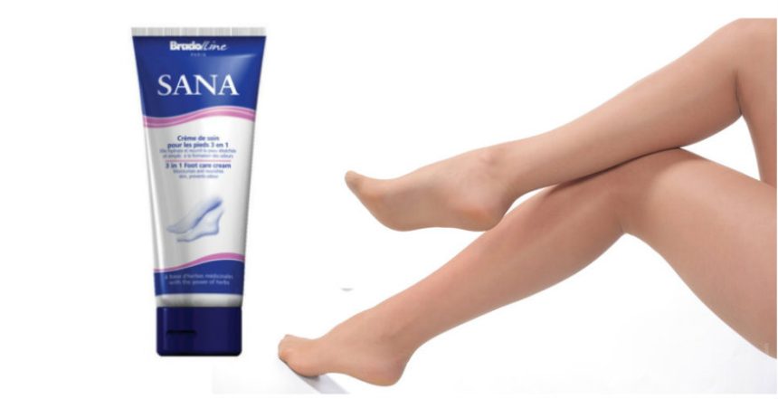 Sana lábfrissítő krém 3in1