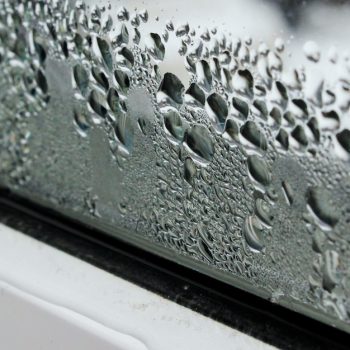 Water pooling on window still Nálad ideális a páratartalom télen is?