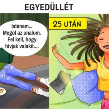 10 zseniális illusztráció, ami megmutatja mi változik, ha betöltjük a 25. életévünket!