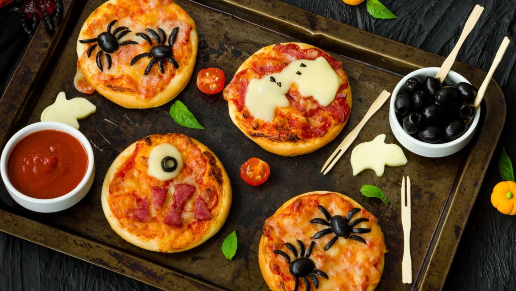 Halloween-i pizzák