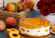 Őszibarack mousse torta