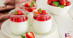  A nyár könnyed desszertje – epres panna cotta