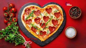 Szív alakú pizza