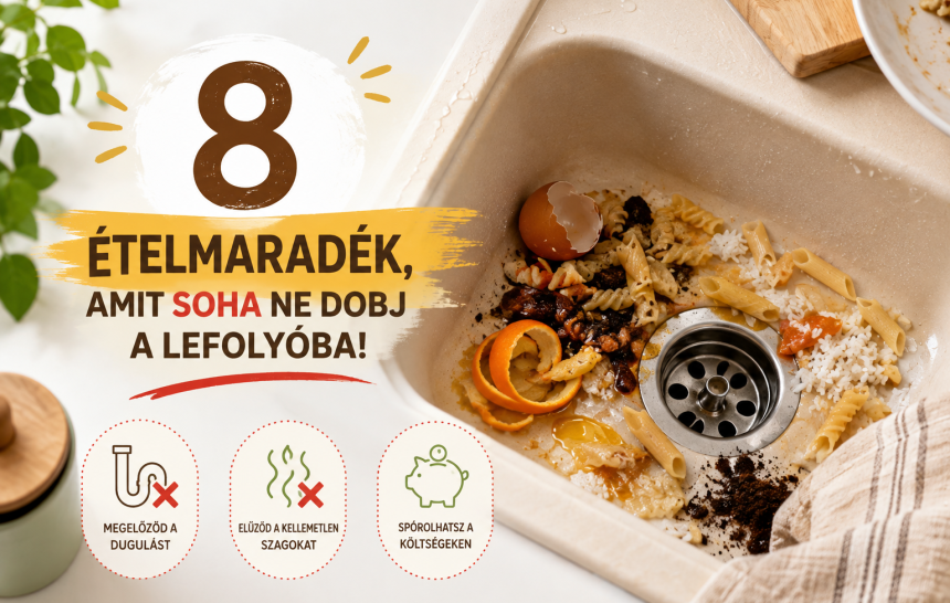 8 ételmaradék, amit soha ne dobj a lefolyóba 8 ételmaradék, amit soha ne dobj a lefolyóba