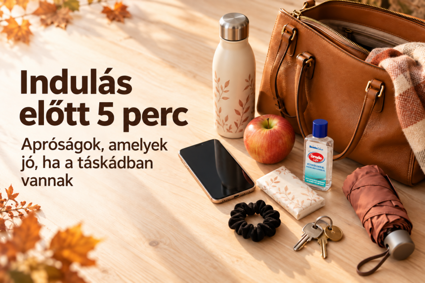 Őszi blogborító BradoLife kézfertőtlenítővel Mi van a táskámban?