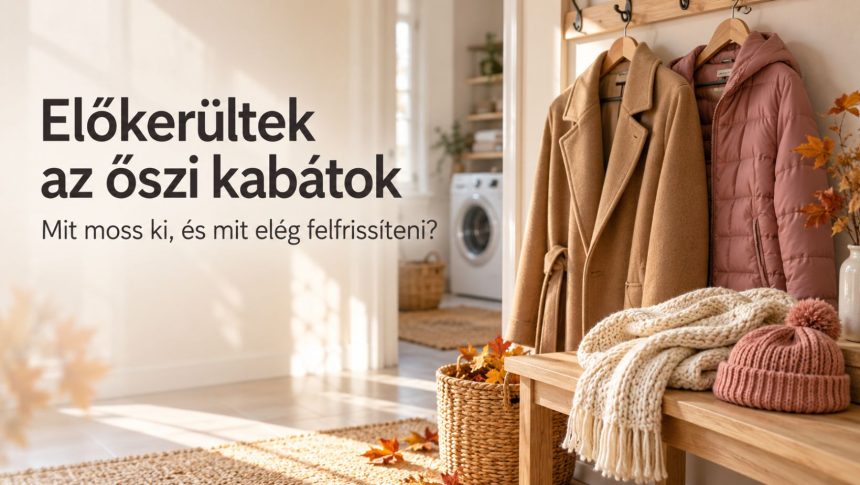 Téli kabátok frissítése